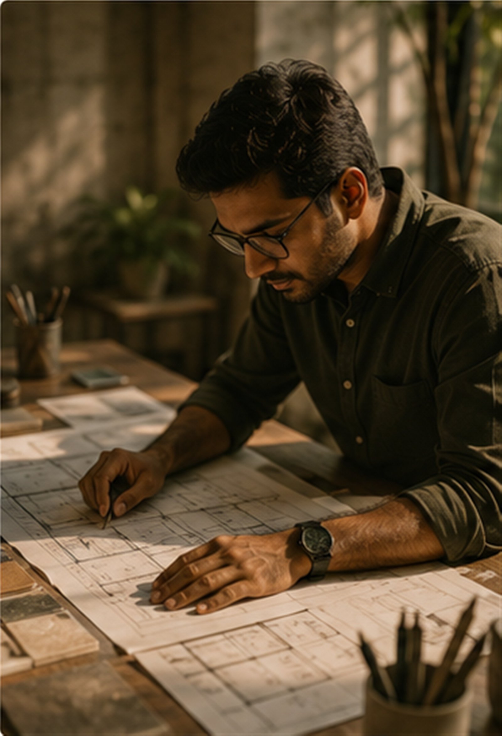 Architect at work