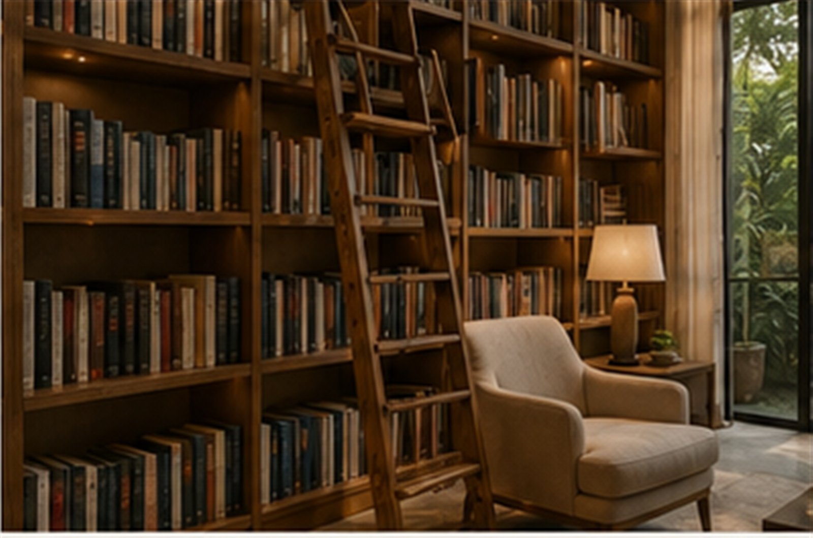Library reading alcove