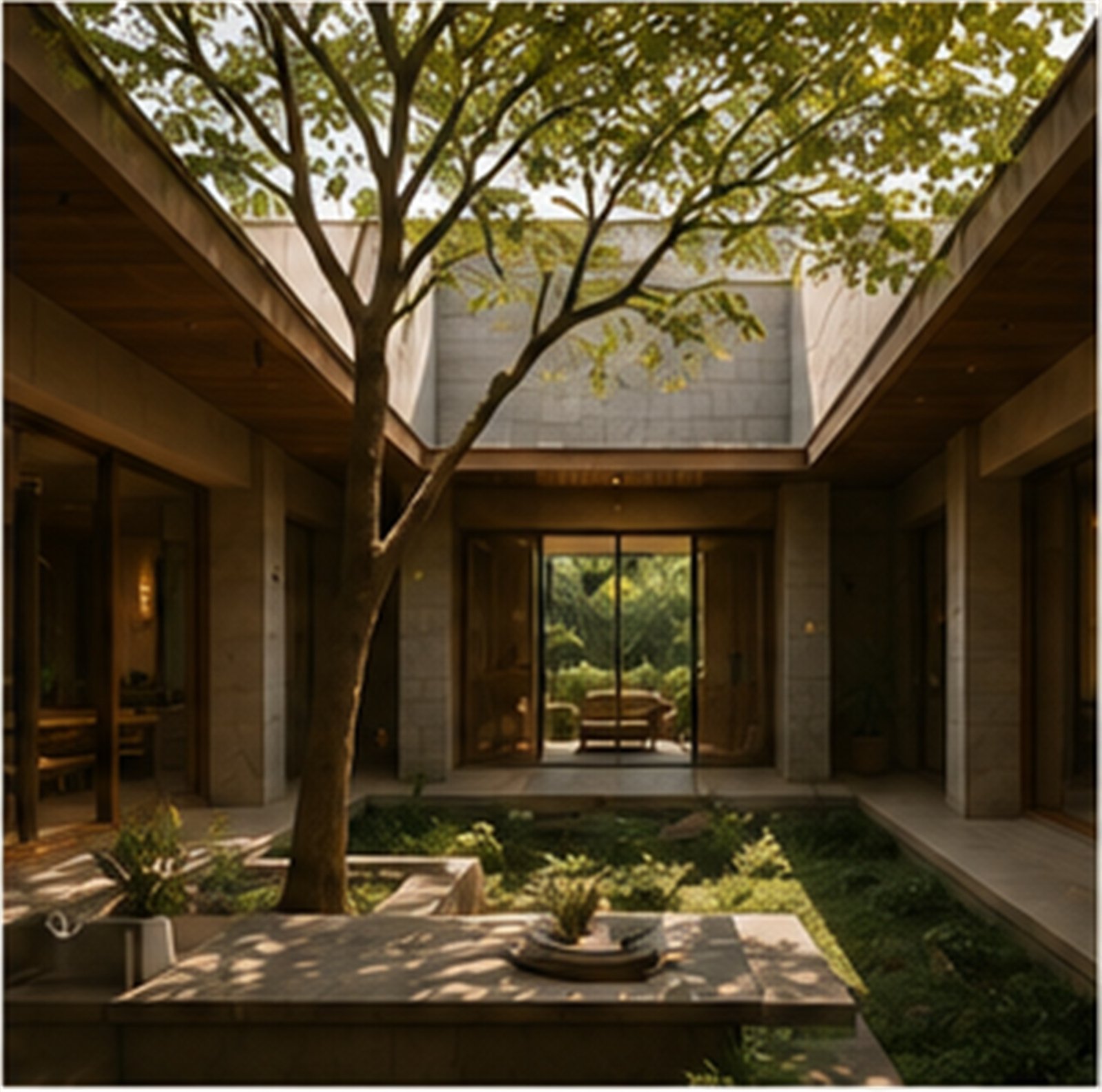 A Courtyard for Quiet Living